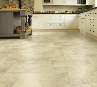 Limestone floor tiles